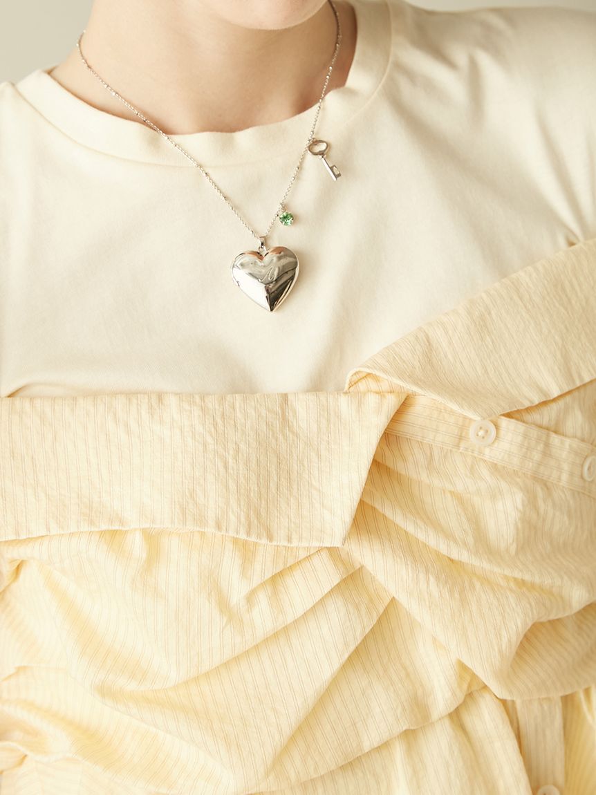 LILY BROWN「イニシャルハートロケットネックレス」|ネックレス|