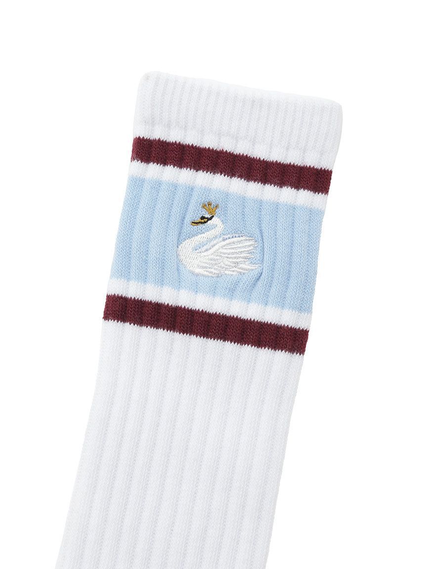 LILY BROWN「【LILY BROWN&times;KEITA MARUYAMA】モチーフエンブロイダリーラインソックス」|ソックス|