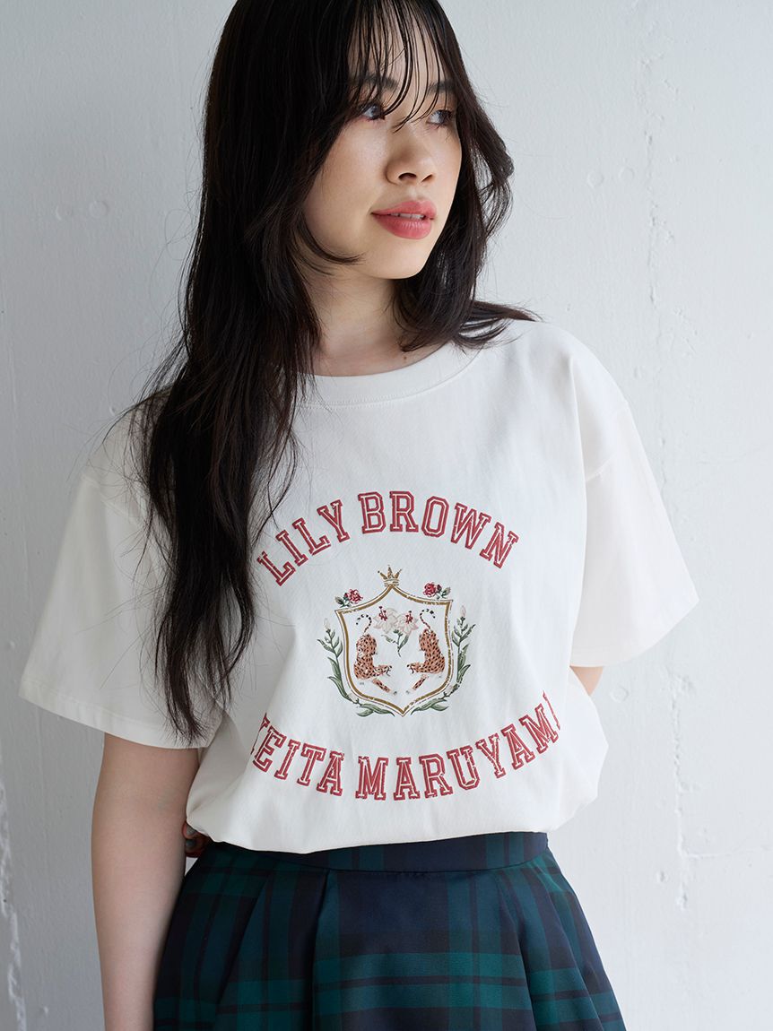 LILY BROWN「【LILY BROWN&times;KEITA MARUYAMA】バリエーショングラフィックTシャツ」|Tシャツ・カットソー|