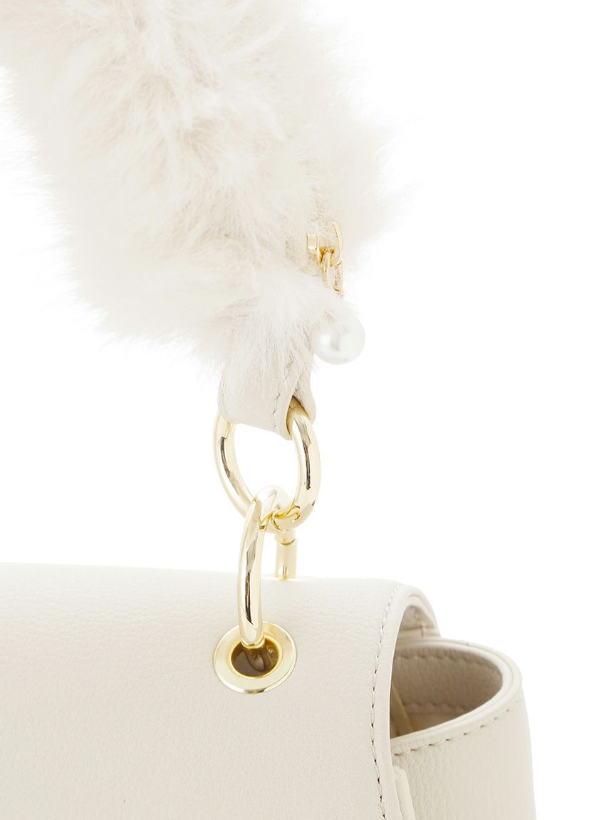 CELFORD「【HANAE MORI&times;CELFORDコラボ】フェイクファーハンドルカバーハンドバッグ」|ハンドバッグ|