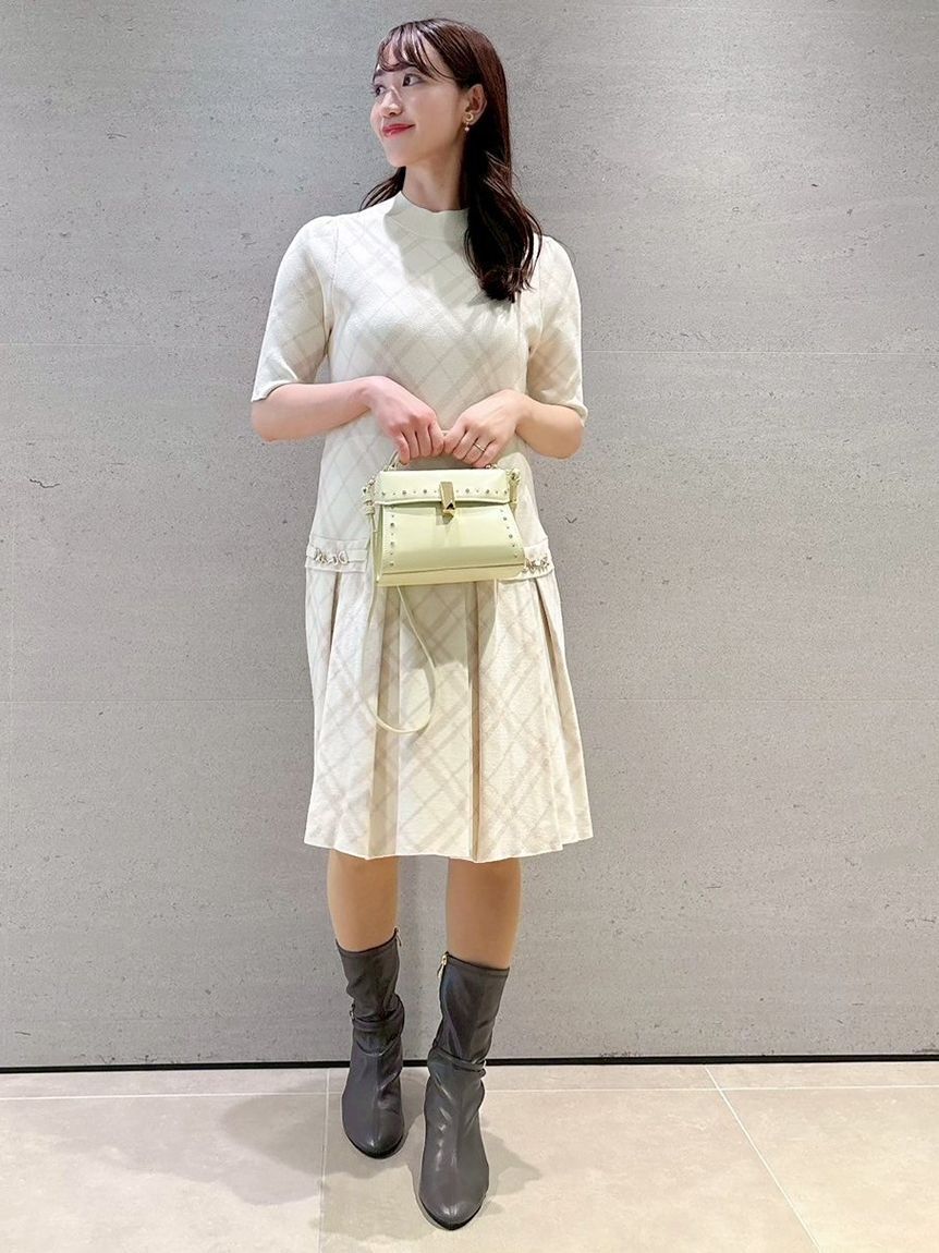 CELFORD「プリーツニットワンピース」|ワンピース|