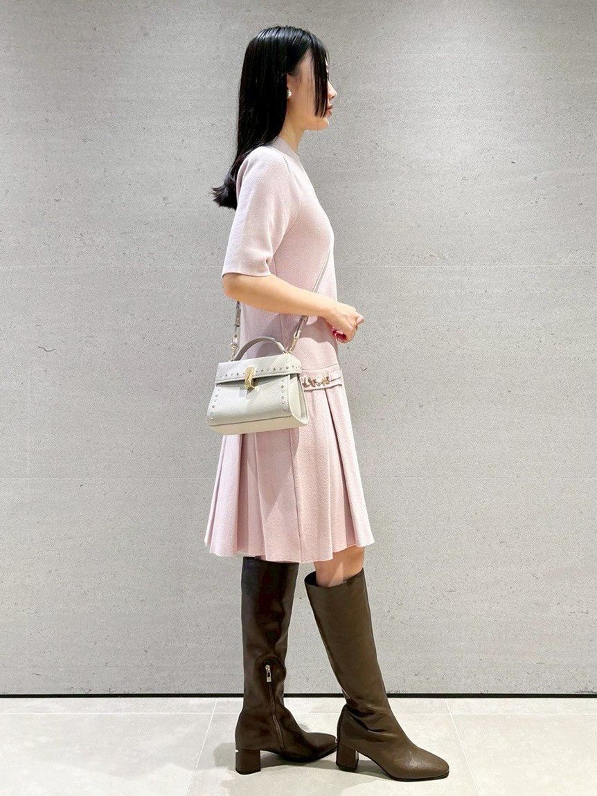 CELFORD「プリーツニットワンピース」|ワンピース|