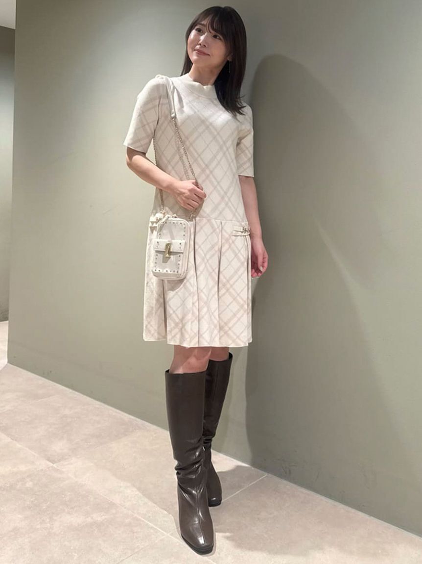 CELFORD「プリーツニットワンピース」|ワンピース|