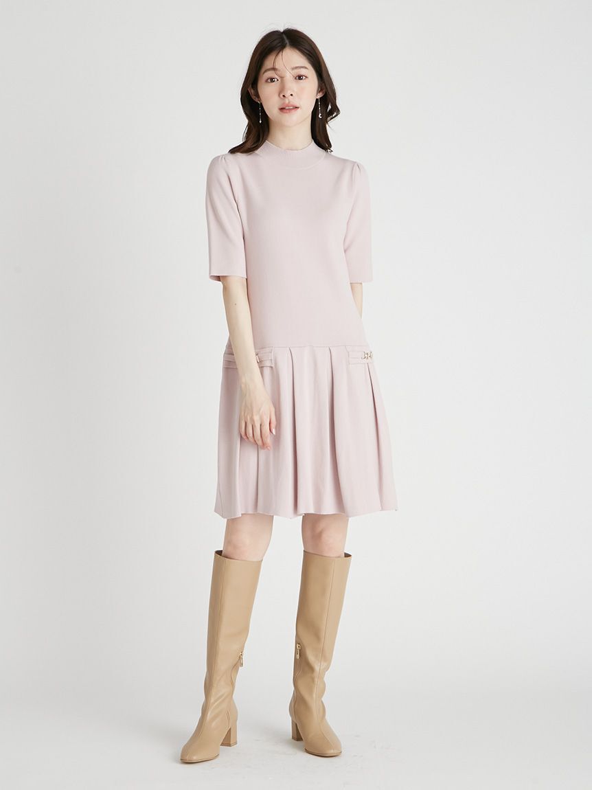 CELFORD「プリーツニットワンピース」|ワンピース|