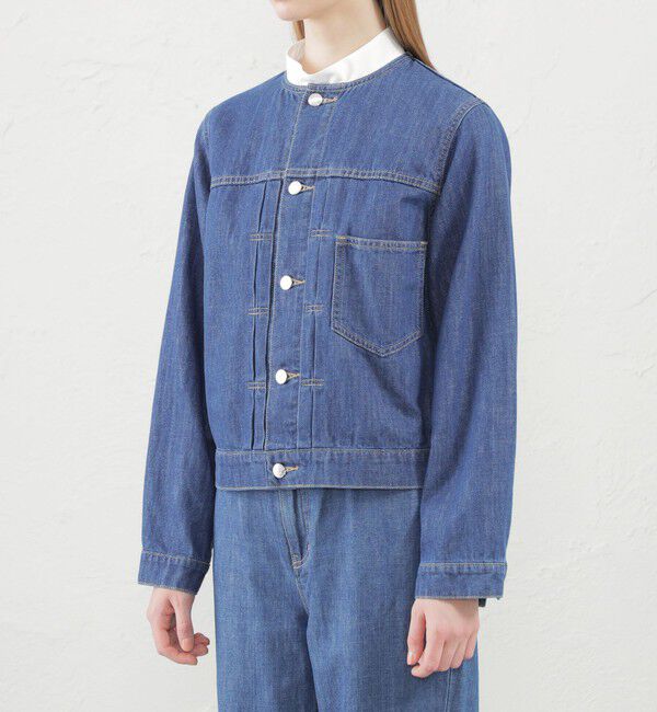 MACKINTOSH PHILOSOPHY「コットンリネンデニムジャケット」|ブルゾン・スタジャン|