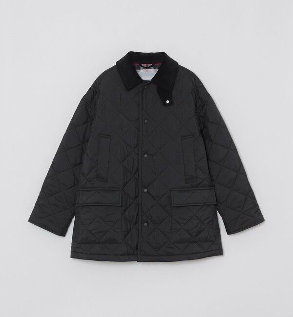 MACKINTOSH PHILOSOPHY「【アニチューブ掲載】GREY LABEL 【SOMERFORD（サマーフォード）】キルティング」|ステンカラーコート|ブラック