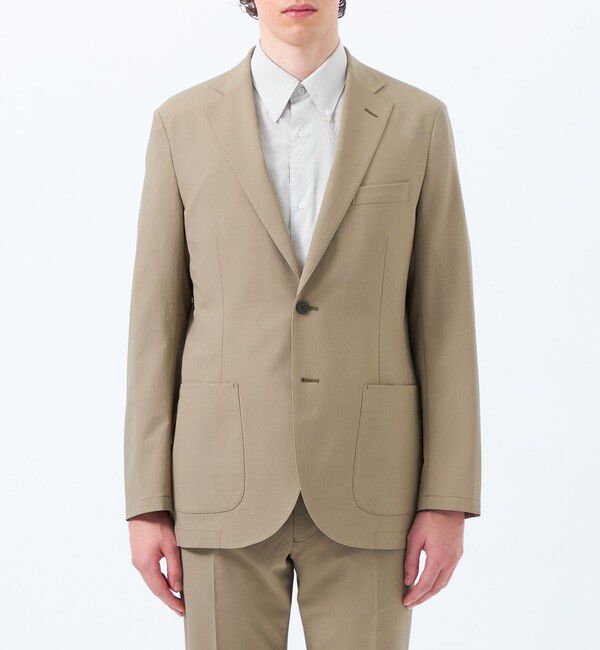 MACKINTOSH PHILOSOPHY「トロッター ウルトラライト ジャケット#11 ドットサッカー」|テーラードジャケット|