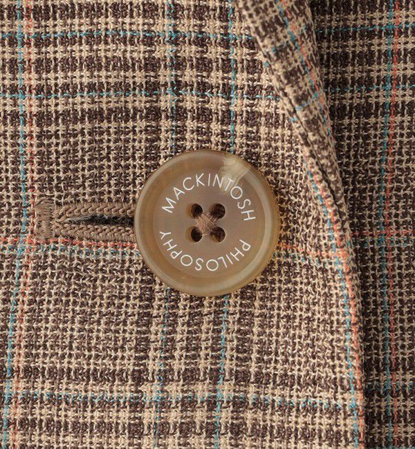 MACKINTOSH PHILOSOPHY「バスケットチェックテーラードジレ」|ブルゾン・スタジャン|