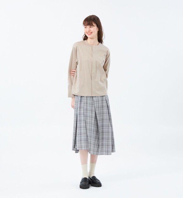 MACKINTOSH PHILOSOPHY「ランダムタックフレアチェックスカート」|スカート|