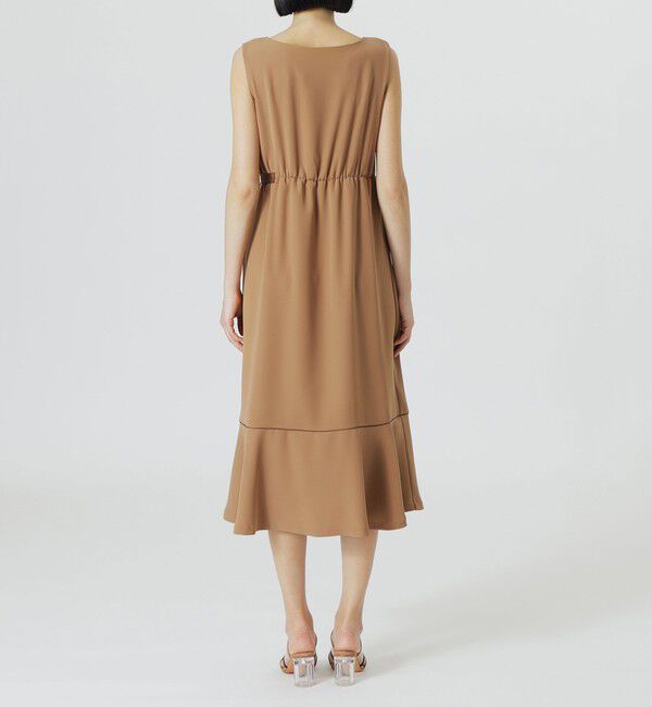  「【手洗い可】ブロッキングリゾートプリントワンピース」|ワンピース|