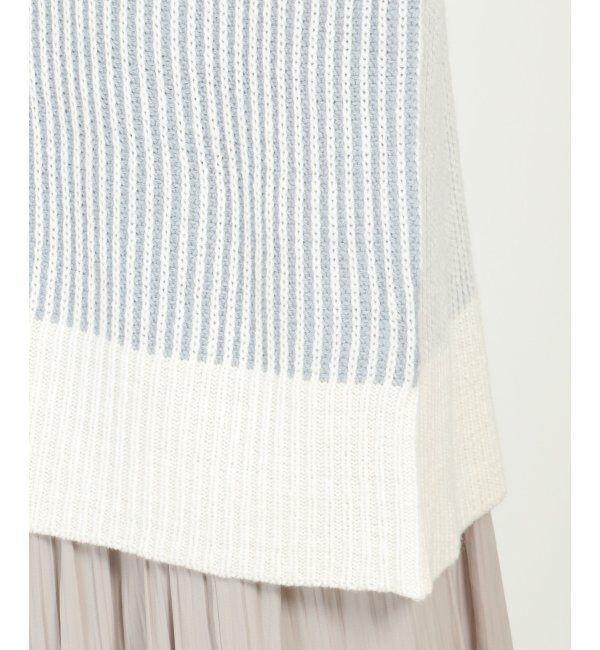 ikka「ストライプジャガードプルオーバー」|プルオーバー|