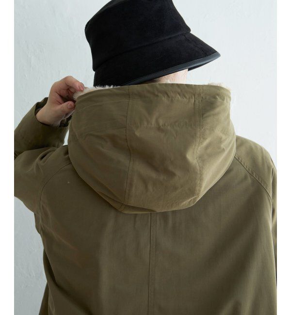 ikka「【雑誌InRed12月号掲載】 ファーライナー3WAYミドルマウンテンパーカー」|ブルゾン・スタジャン|