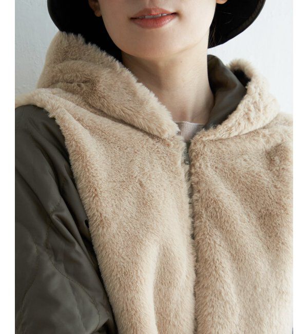 ikka「【雑誌InRed12月号掲載】 ファーライナー3WAYミドルマウンテンパーカー」|ブルゾン・スタジャン|