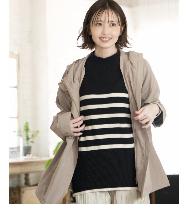 ikka「【雑誌InRed12月号掲載】 ファーライナー3WAYミドルマウンテンパーカー」|ブルゾン・スタジャン|