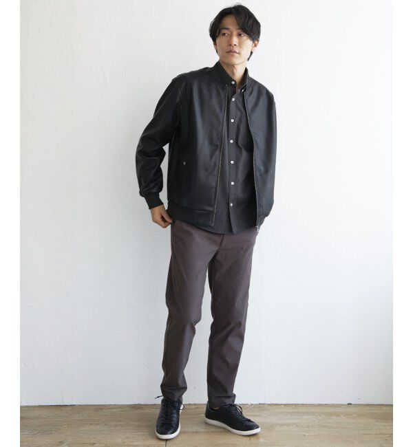 ikka「フェイクレザーブルゾン」|ブルゾン・スタジャン|