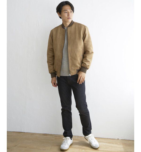 ikka「フェイクレザーブルゾン」|ブルゾン・スタジャン|