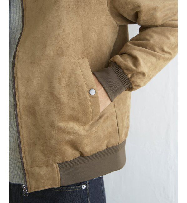 ikka「フェイクレザーブルゾン」|ブルゾン・スタジャン|