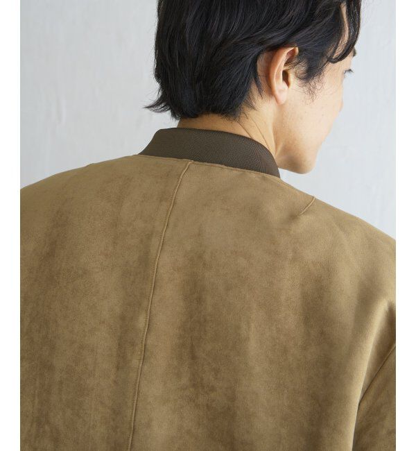 ikka「フェイクレザーブルゾン」|ブルゾン・スタジャン|