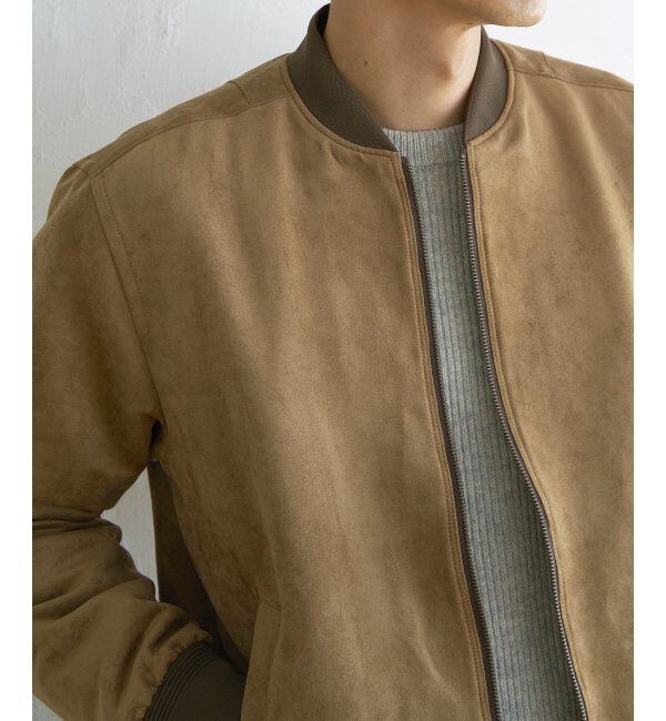 ikka「フェイクレザーブルゾン」|ブルゾン・スタジャン|