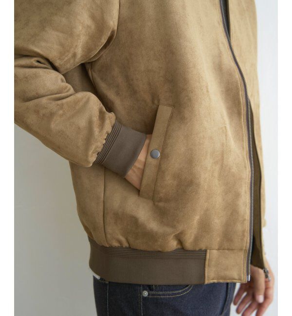 ikka「フェイクレザーブルゾン」|ブルゾン・スタジャン|