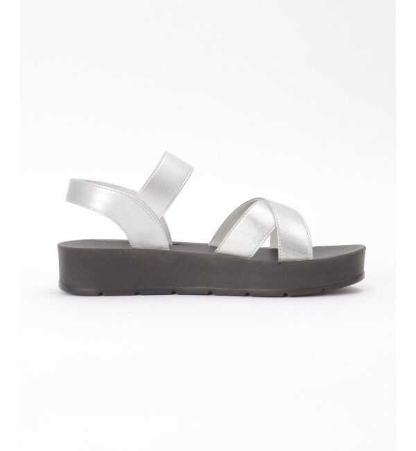 ikka「ラバークロスベルトサンダル」|その他|