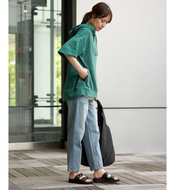 ikka「【親子おそろい】コットンUSAミニワッフルポケ付きパーカー」|パーカー|