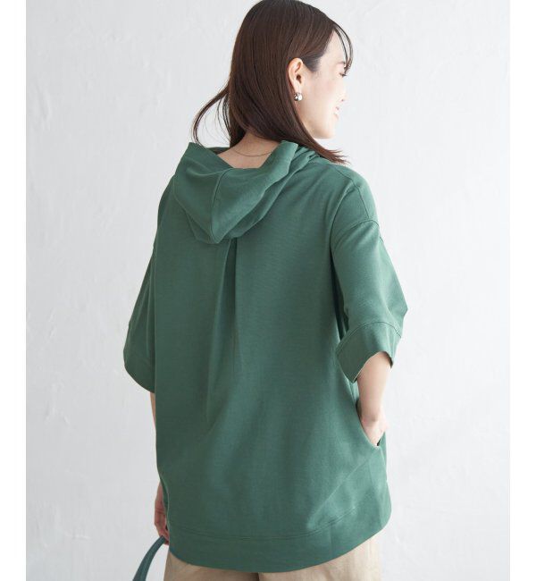 ikka「【親子おそろい】コットンUSAミニワッフルポケ付きパーカー」|パーカー|