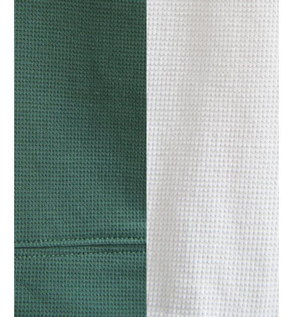 ikka「【親子おそろい】コットンUSAミニワッフルポケ付きパーカー」|パーカー|