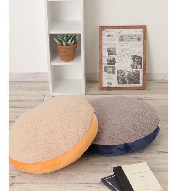 Lbc with Life「ラウンドクッション GORONE 22AW ボア」|クッション・クッションカバー|