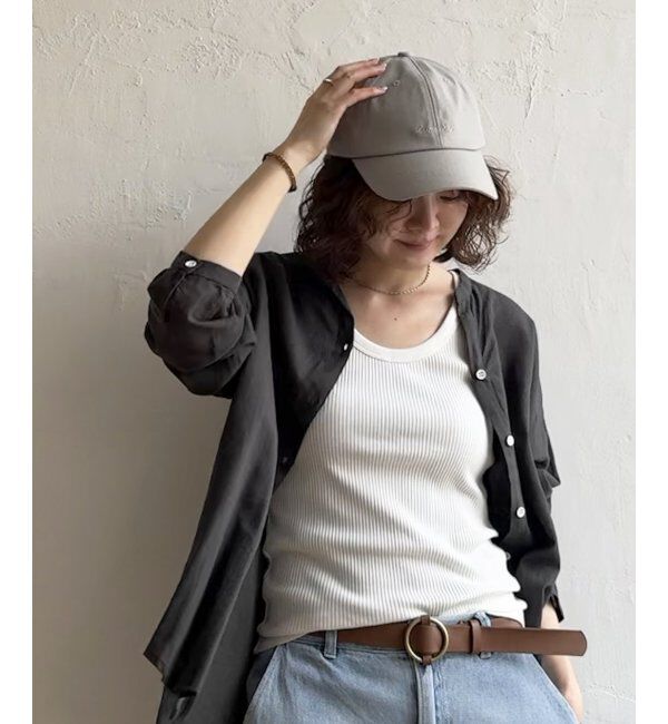 Lbc with Life「リネンコンロゴキャップ」|その他|グレー