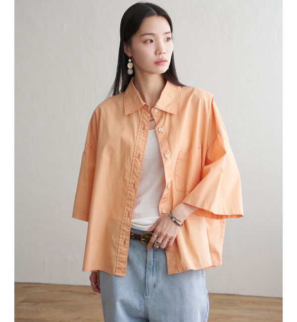 Lbc with Life「タイプライターハンソデＢＯＸシャツ」|シャツ・ブラウス|