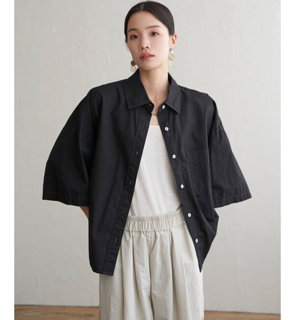 Lbc with Life「タイプライターハンソデＢＯＸシャツ」|シャツ・ブラウス|