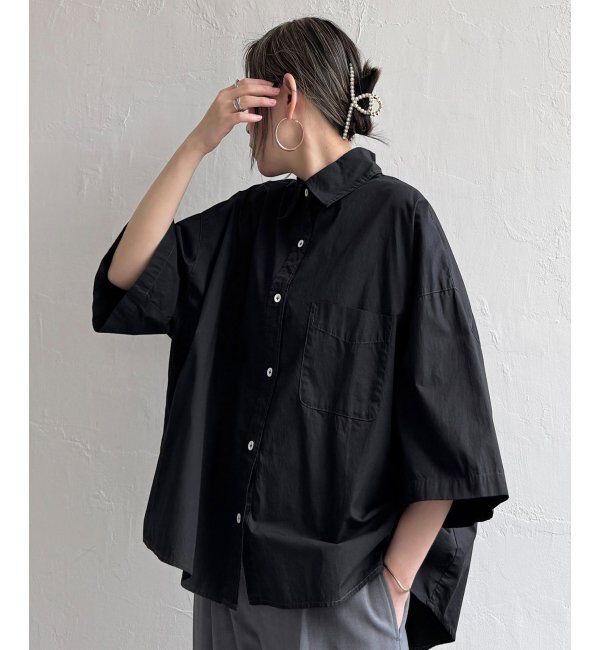 Lbc with Life「タイプライターハンソデＢＯＸシャツ」|シャツ・ブラウス|