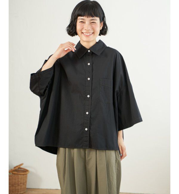 Lbc with Life「タイプライターハンソデＢＯＸシャツ」|シャツ・ブラウス|