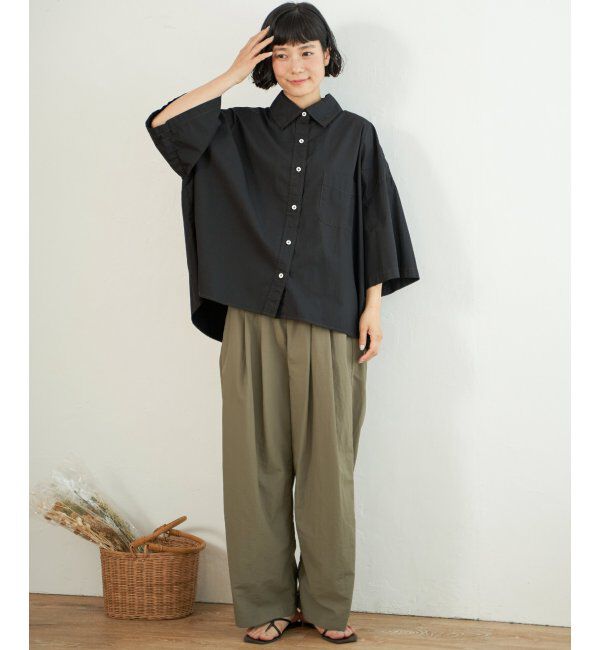 Lbc with Life「タイプライターハンソデＢＯＸシャツ」|シャツ・ブラウス|