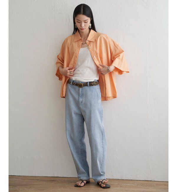 Lbc with Life「タイプライターハンソデＢＯＸシャツ」|シャツ・ブラウス|