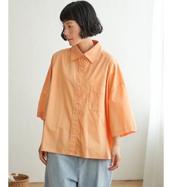 Lbc with Life「タイプライターハンソデＢＯＸシャツ」|シャツ・ブラウス|