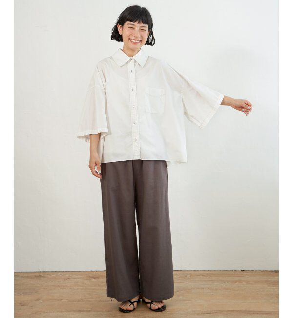 Lbc with Life「リネン混タッセルベルトイージーパンツ」|その他|