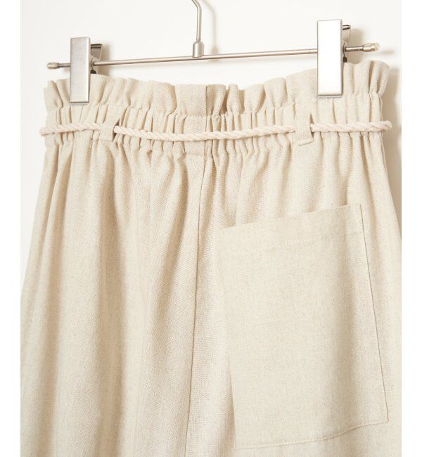 Lbc with Life「リネン混タッセルベルトイージーパンツ」|その他|