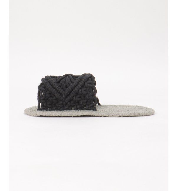 Lbc with Life「マクラメコットンサンダル」|ルームシューズ|