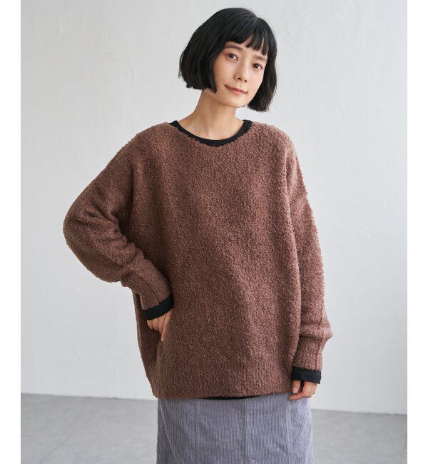 Lbc with Life「トイプーニットプルオーバー」|カーディガン|ブラウン