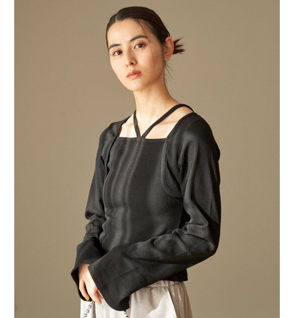 VENCE share style「リブボレロ風トップス」|Tシャツ・カットソー|