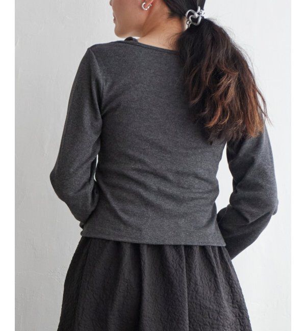 VENCE share style「リブボレロ風トップス」|Tシャツ・カットソー|