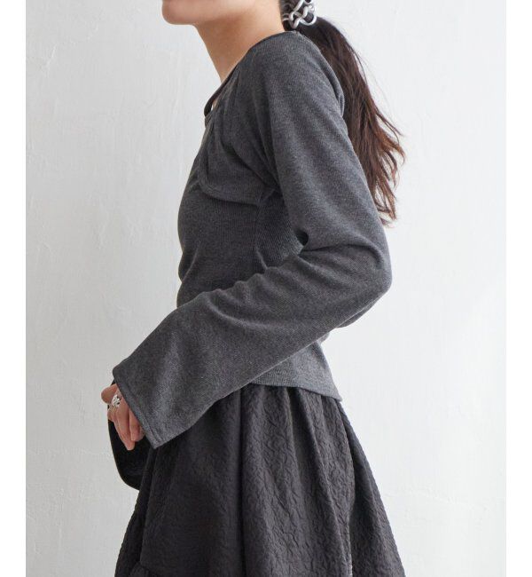 VENCE share style「リブボレロ風トップス」|Tシャツ・カットソー|