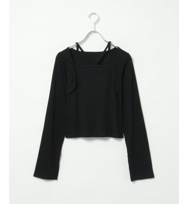 VENCE share style「リブボレロ風トップス」|Tシャツ・カットソー|