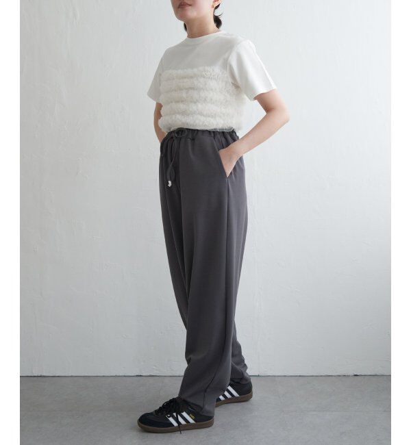 VENCE share style「ポンチカーブパンツ」|デニム|