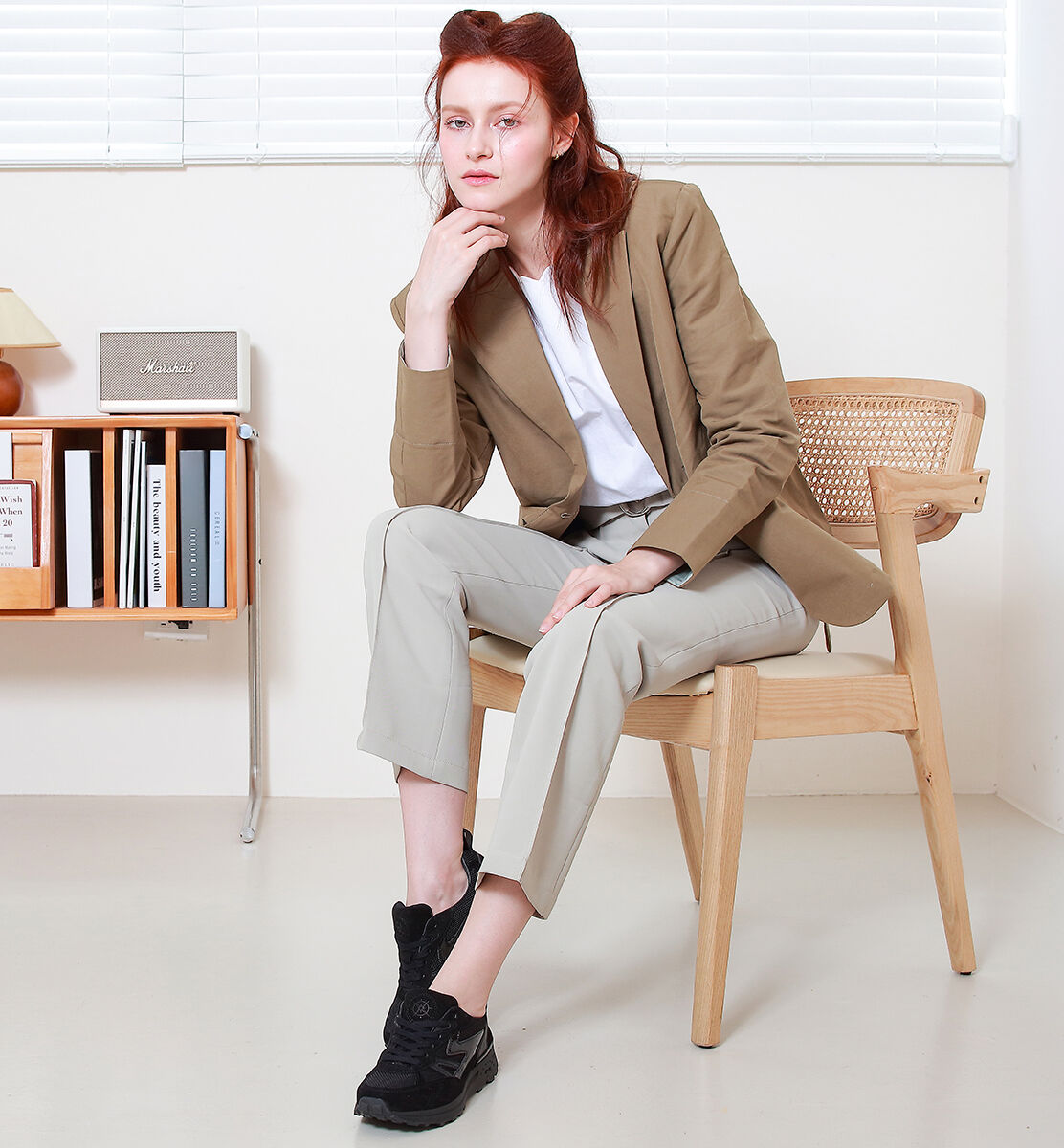 IMPORT SELECT「【bussola】撥水コンビスニーカー」|スニーカー|