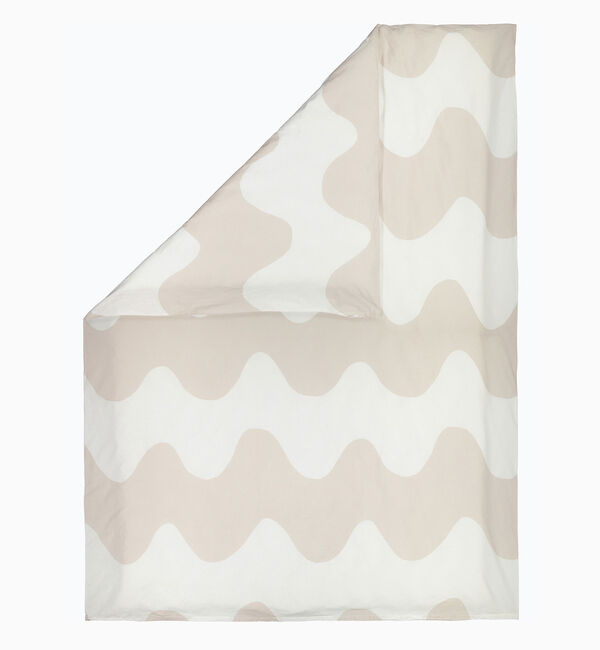 Marimekko「Lokki デュベカバー240&times;220cm」|その他|ベージュ&times;ホワイト