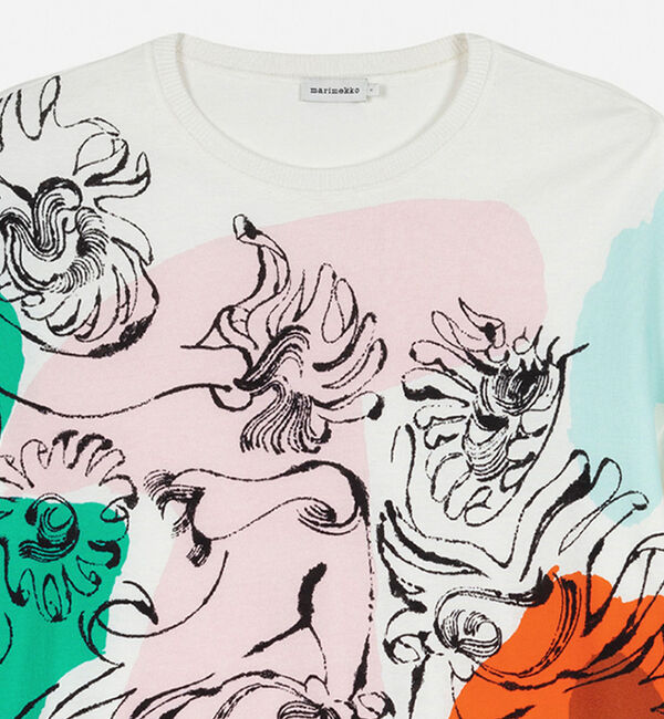 Marimekko「Petran Blombom Placement チュニック」|シャツ・ブラウス|