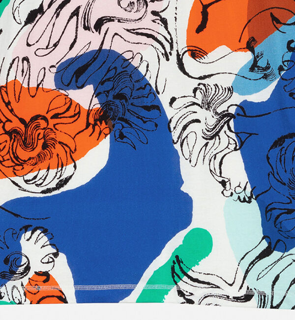 Marimekko「Petran Blombom Placement チュニック」|シャツ・ブラウス|